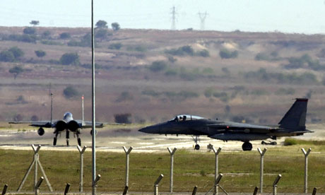 US fighter jets at Turkey's Incirlik airbase