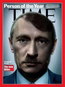 PUTIN DEMONIZED AS THE NEW HITLER