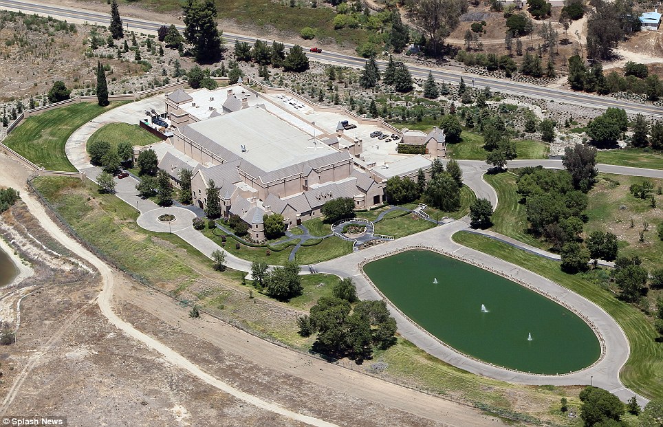 Devout: The religious technology center at the gated compound which sits in arid foothills, 90 miles from LA